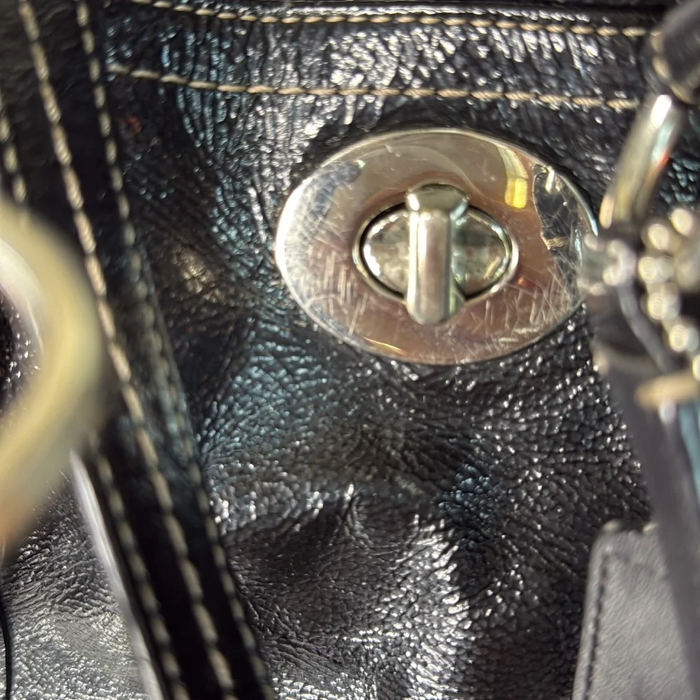 Coach Chelsea Patent Leather Satchel Tote